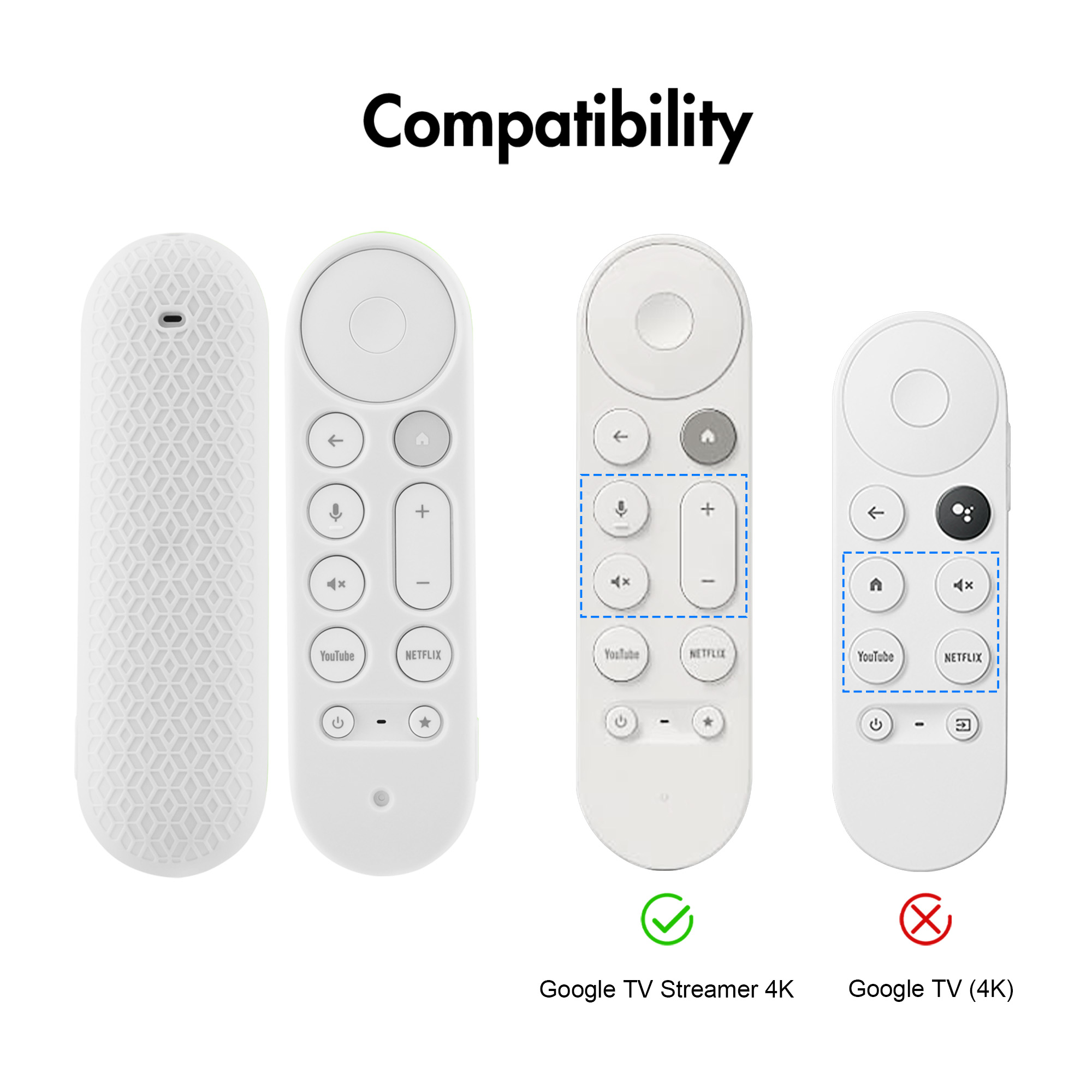 Amazon.com: LEFXMOPHY for Google TV Streamer 4K 2024 Remote Case